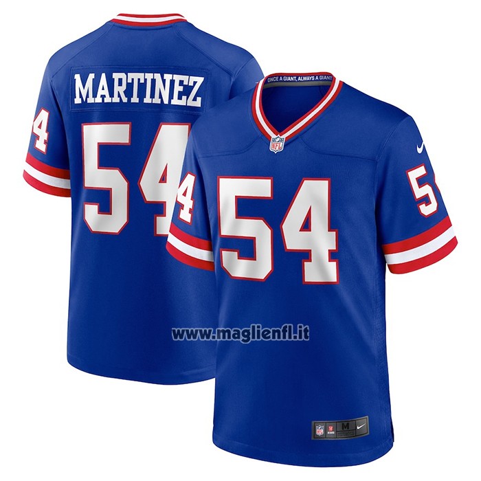 Maglia NFL Game New York Giants Blake Martinez Classic Blu